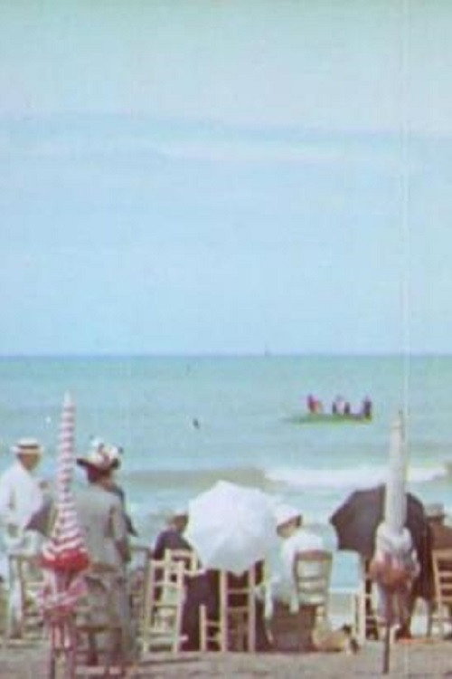 Deauville-Trouville la plage et le front de la mer Poster