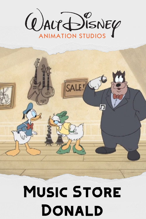 Music Store Donald Poster