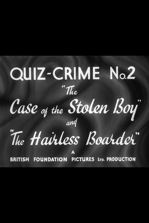 Quiz Crime No. 2 Poster