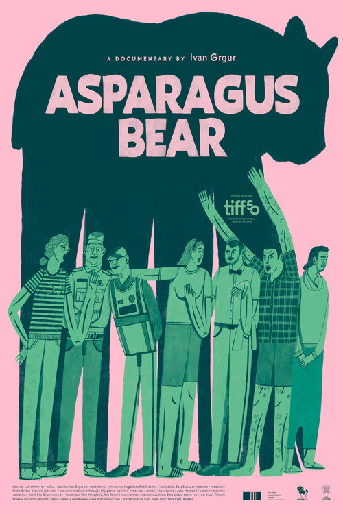 Asparagus Bear Poster