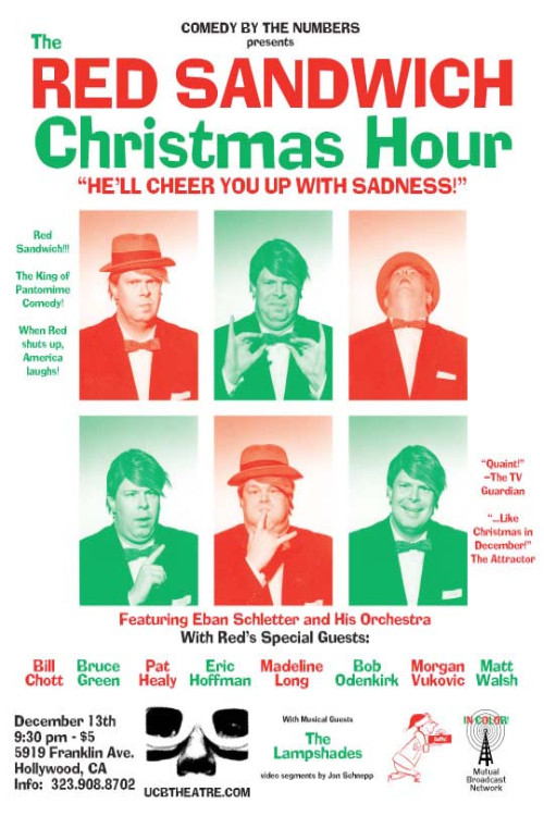 The Red Sandwich Christmas Hour Poster