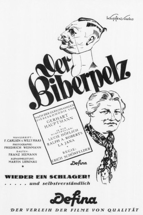Der Biberpelz Poster