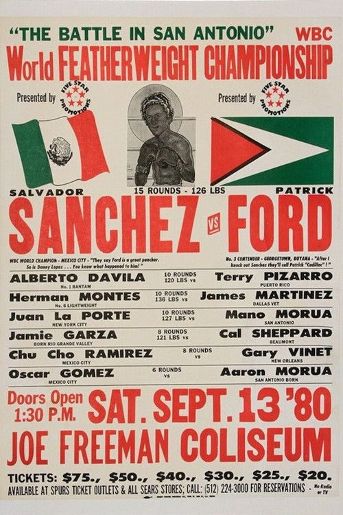 Salvador Sanchez vs. Patrick Ford Poster