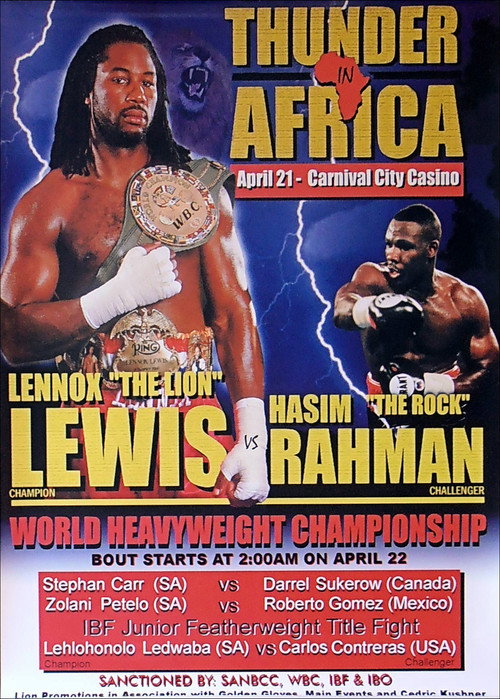 Lennox Lewis vs. Hasim Rahman Poster