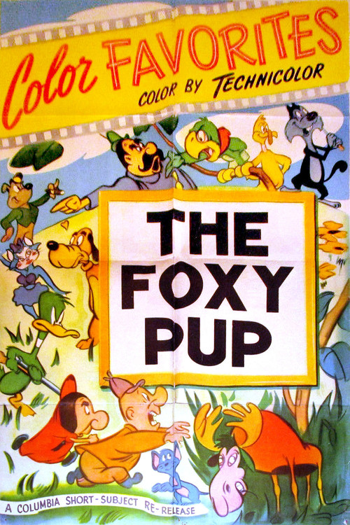 Foxy Pup Poster