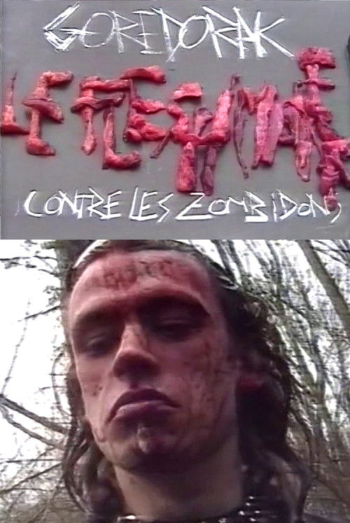 Gordorak The Fleshmaker vs. Zombies Poster