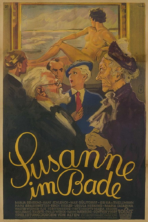 Susanne im Bade Poster