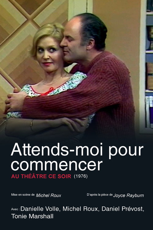 Attends-moi pour commencer Poster
