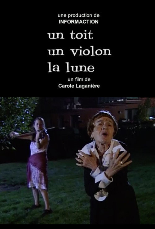 Un toit, un violon, la lune Poster