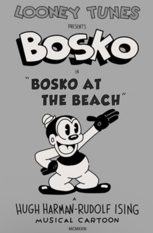 Bosko at the Beach Poster