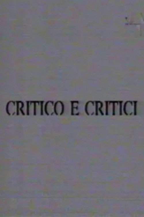 Critico e Critici Poster