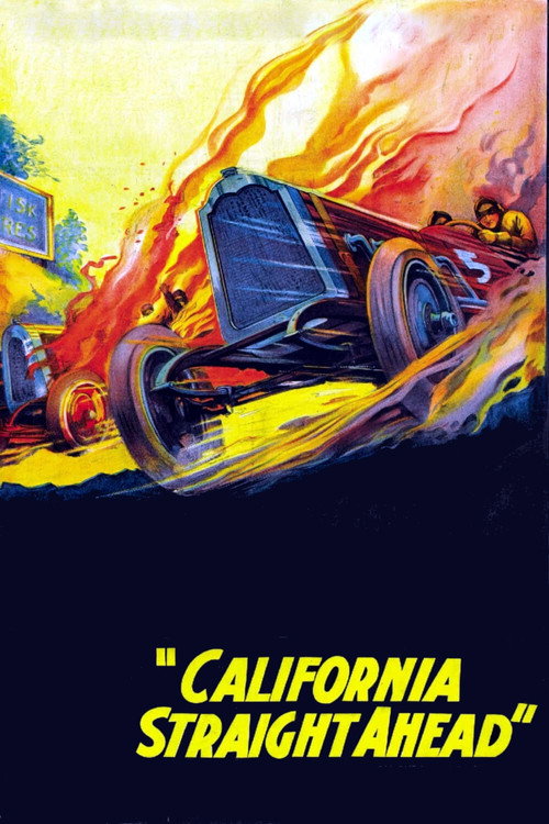 California Straight Ahead Poster