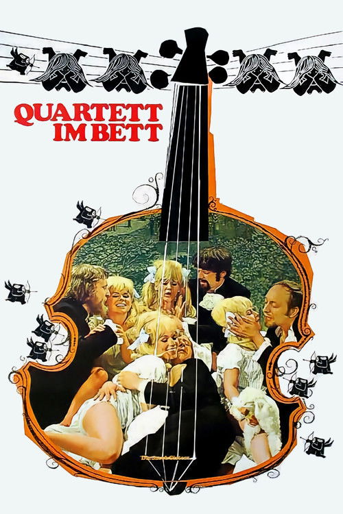 Quartet in Bed Poster
