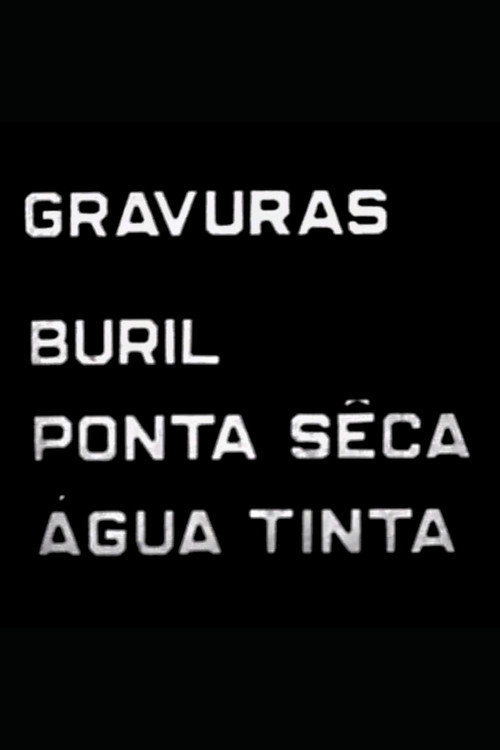 Gravuras: Buril, Ponta Seca, Água Tinta Poster