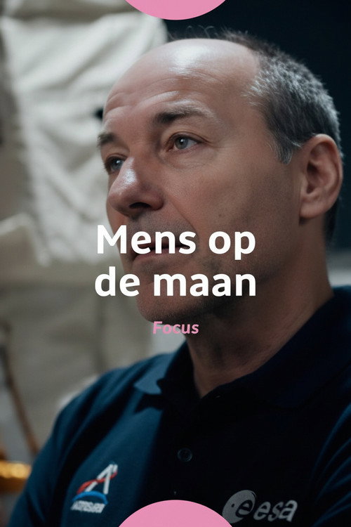 Focus: Mens op de maan Poster