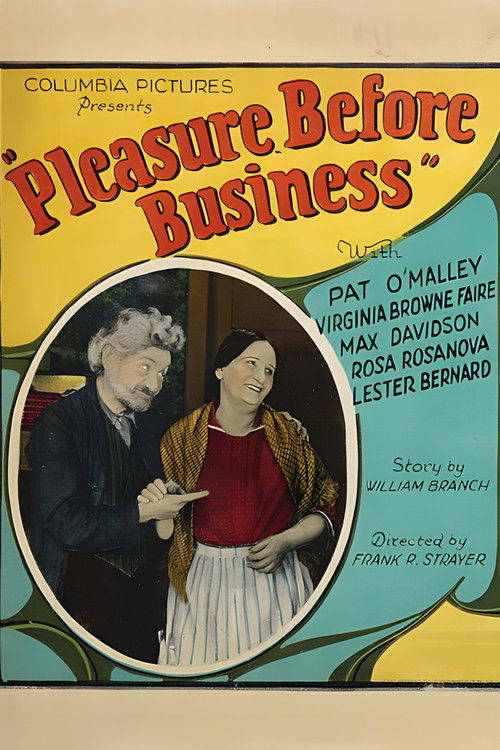 Pleasure Before Business Poster