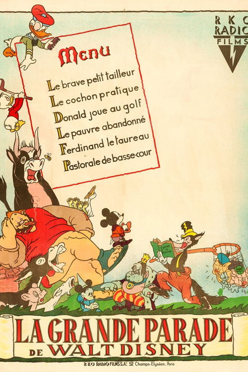 La Grande Parade de Walt Disney Poster