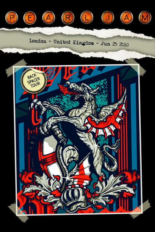 Pearl Jam: Hard Rock Calling, London 2010 Poster