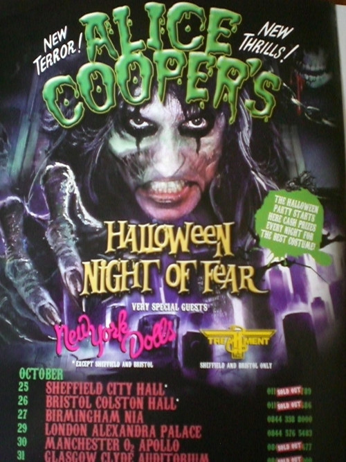 Alice Cooper: Halloween Night of Fear Poster